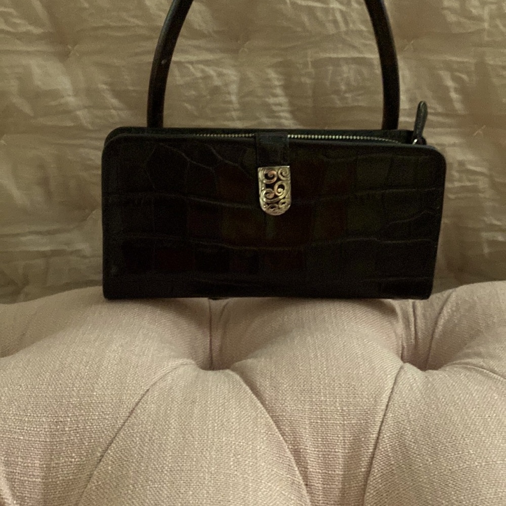 Brighton crocodile wallet